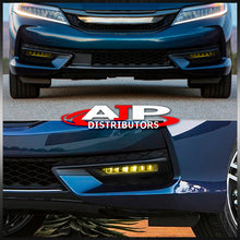 Load image into Gallery viewer, Honda Accord 2DR 2016-2017 Front Fog Lights Yellow Len (Includes Switch & Wiring Harness)