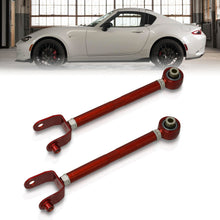 Load image into Gallery viewer, Mazda Miata MX-5 2016-2023 Rear Lower Adjustable Camber Kit Control Arms Red