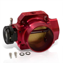 Load image into Gallery viewer, D/B/F/H-Series 70mm Throttle Body Plate Red w/ Chrome Gate
