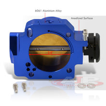 Load image into Gallery viewer, D/B/F/H-Series 70mm Throttle Body Plate Blue w/ Chrome Gate
