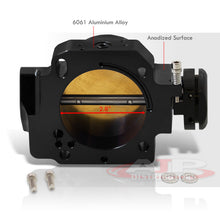 Load image into Gallery viewer, D/B/F/H-Series 70mm Throttle Body Plate Black w/ Chrome Gate