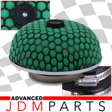 Load image into Gallery viewer, Universal 3inch Mushroom Filter Black Mesh Dark Green Foam