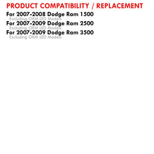 Load image into Gallery viewer, Dodge Ram 1500 2007-2008 / 2500 3500 2007-2009 LED Bar Tail Lights Chrome Housing Smoke Len White Tube (Excluding OEM LED Models)