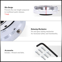 Load image into Gallery viewer, Universal Slim Style Steering Wheel Quick Release Polish