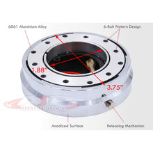 Load image into Gallery viewer, Universal Slim Style Steering Wheel Quick Release Polish