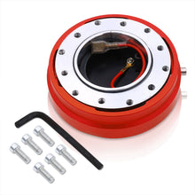 Load image into Gallery viewer, Universal Slim Style Steering Wheel Quick Release Red