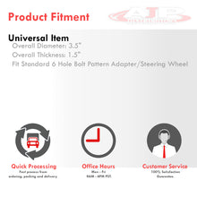 Load image into Gallery viewer, Universal Slim Style Steering Wheel Quick Release Red
