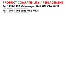Load image into Gallery viewer, Volkswagen Golf GTI MK3 1994-1998 VR6 V6 Manual Transmission Aluminum Radiator
