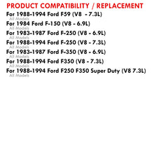 Load image into Gallery viewer, Ford F59 7.3L V8 1988-1994 / F150 6.9L V8 1984 / F250 F350 6.9L V8 1983-1987 / F250 F350 7.3L 1988-1994 Automatic & Manual Transmission Aluminum Radiator