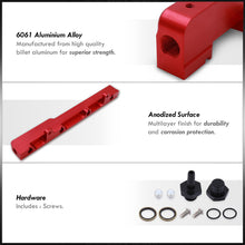 Load image into Gallery viewer, JDM Sport Acura Honda K-Series K20 K24 Fuel Rail Red with Black Fittings