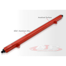 Load image into Gallery viewer, JDM Sport Nissan RB25 Fuel Rail Red with Black Fittings
