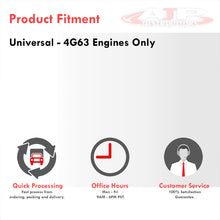 Load image into Gallery viewer, JDM Sport Mitsubishi EVO 4 5 6 7 8 9 1992–2007 / Eclipse 1995-1999 4G63 Fuel Rail Red with Black Fittings