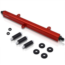 Load image into Gallery viewer, JDM Sport Nissan 240SX S13 1989-1994 SR20DET Fuel Rail Red with Black Fittings
