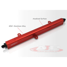 Load image into Gallery viewer, JDM Sport Nissan 240SX S13 1989-1994 SR20DET Fuel Rail Red with Black Fittings