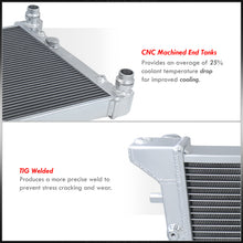 Load image into Gallery viewer, Audi TT 1999-2006 / Volkswagen Cabrio 1999-2002 / Golf 1999-2007 / Golf City 2007-2010 / GTI 2006 / Jetta 1999-2005 / Jetta City 2007-2009 1.8L 2.0L 2.8L Automatic & Manual Transmission Aluminum Radiator
