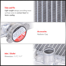 Load image into Gallery viewer, Honda Accord 1998-2002 2.3L 4CYL Automatic & Manual Transmission Aluminum Radiator