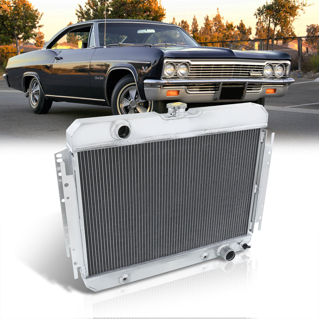 Chevrolet Impala 1963-1968 / Bel Air 1963-1968 / El Camino 1964-1947 I6 / V8 Manual Transmission Aluminum Radiator
