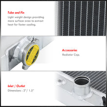 Load image into Gallery viewer, Chevrolet Impala 1963-1968 / Bel Air 1963-1968 / El Camino 1964-1947 I6 / V8 Manual Transmission Aluminum Radiator