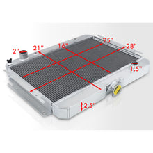 Load image into Gallery viewer, Chevrolet Impala 1963-1968 / Bel Air 1963-1968 / El Camino 1964-1947 I6 / V8 Manual Transmission Aluminum Radiator
