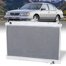 Load image into Gallery viewer, Nissan Maxima 1995-1999 / Infiniti I30 1996-1999 Manual Transmission Aluminum Radiator