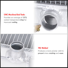 Load image into Gallery viewer, Nissan Maxima 1995-1999 / Infiniti I30 1996-1999 Manual Transmission Aluminum Radiator