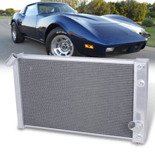 Load image into Gallery viewer, Chevrolet Corvette V8 1973-1976 Manual Transmission Aluminum Radiator