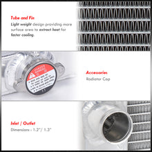 Load image into Gallery viewer, Jeep Wrangler TJ YJ 1987-2006 Manual Transmission Aluminum Radiator
