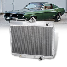 Load image into Gallery viewer, Ford Mustang V8 1967-1970 / Fairlane V8 1967-1969 / Falcon V8 1967-1969 / Ranchero V8 1967-1969 / Torino V8 1968-1969 Automatic & Manual Transmission Aluminum Radiator