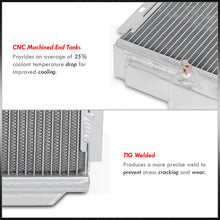 Load image into Gallery viewer, Ford Mustang V8 1967-1970 / Fairlane V8 1967-1969 / Falcon V8 1967-1969 / Ranchero V8 1967-1969 / Torino V8 1968-1969 Automatic & Manual Transmission Aluminum Radiator