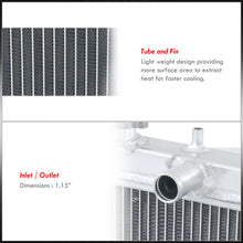 Load image into Gallery viewer, Honda Civic 1988-2000 / Del Sol 1993-1997 D-Series SOHC Auotomatic Transmission Aluminum Radiator