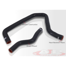 Load image into Gallery viewer, Honda Accord SOHC 1994-1997 Silicone Radiator Hoses Black
