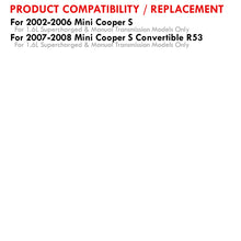 Load image into Gallery viewer, Mini Cooper S 2002-2006 / Convertible R53 2007-2008 1.6L Supercharged Manual Transmission Aluminum Radiator