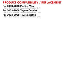 Load image into Gallery viewer, Toyota Corolla 2003-2008 / Matrix 2003-2008 / Pontiac Vibe 2003-2008 1.8L L4 Manual Transmission Aluminum Radiator