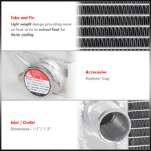 Load image into Gallery viewer, Ford Mustang Foxboy 1979-1993 Manual Transmission Aluminum Radiator