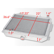 Load image into Gallery viewer, Chrysler 300 300C 1967-1970 / New Yorker 1966-1977 / Imperial 1966-1970 / Chrysler Town & Country Wagon 1968-1970 / Dodge Monaco & Polara 1966-1970 / Plymouth Fury 1967-1970 7.2L V8 Automatic & Manual Transmission Aluminum Radiator