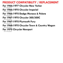 Load image into Gallery viewer, Chrysler 300 300C 1967-1970 / New Yorker 1966-1977 / Imperial 1966-1970 / Chrysler Town & Country Wagon 1968-1970 / Dodge Monaco & Polara 1966-1970 / Plymouth Fury 1967-1970 7.2L V8 Automatic & Manual Transmission Aluminum Radiator