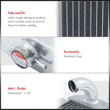 Load image into Gallery viewer, Datsun 240Z 1970-1973 / 260Z 1974-1975 Manual Transmission Aluminum Radiator