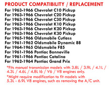 Load image into Gallery viewer, Chevrolet C/K-Series 1963-1966 / Pontiac Bonneville 1961-1966 / Grand Prix 1962-1964 Manual Transmission Aluminum Radiator