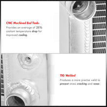 Load image into Gallery viewer, Chevrolet Small Chevy Block SBC l6 / V8 Automatic & Manual Transmission 3-Row Aluminum Radiator