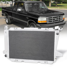 Load image into Gallery viewer, Ford F150 1985-1996 / F250 1985-1996 / Bronco 1985-1996 Manual Transmission Aluminum Radiator