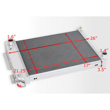 Load image into Gallery viewer, Chevrolet Camaro 1967-1969 / Pontiac Firebird 1967-1969 5.3L 5.7L SBC Automatic & Manual Transmission Aluminum Radiator