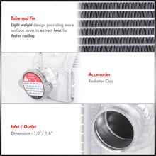 Load image into Gallery viewer, Ford Bronco 302 5.0L V8 1966-1977 Manual Transmission Aluminum Radiator