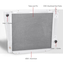 Load image into Gallery viewer, Ford Bronco 302 5.0L V8 1966-1977 Manual Transmission Aluminum Radiator