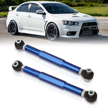 Load image into Gallery viewer, Mitsubishi Lancer EVO X 2008-2015 Rear Lower Adjustable Camber Kit Control Arms Blue