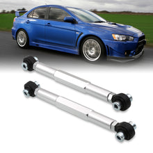 Load image into Gallery viewer, Mitsubishi Lancer EVO X 2008-2015 Rear Lower Adjustable Camber Kit Control Arms Silver