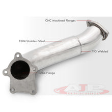 Load image into Gallery viewer, Nissan 240SX S13 S14 S15 1989-2002 SR20DET T3/T4 Top Mount Turbo Downpipe