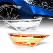 Load image into Gallery viewer, Honda Civic 2016-2021 2in1 Turn Signal/Running Lights LED Side Marker Clear Len