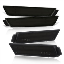 Load image into Gallery viewer, Chevrolet Camaro 2010-2015 Front Amber + Rear Red LED Side Marker Lights Smoke Lens