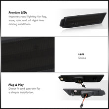 Load image into Gallery viewer, Chevrolet Camaro 2010-2015 Front Amber + Rear Red LED Side Marker Lights Smoke Lens