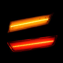Load image into Gallery viewer, Chevrolet Camaro 2010-2015 Front Amber + Rear Red LED Side Marker Lights Smoke Lens